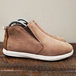 OluKai Tan Ankle Boots